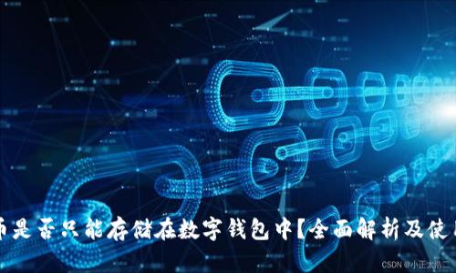 比特币是否只能存储在数字钱包中？全面解析及使用场景