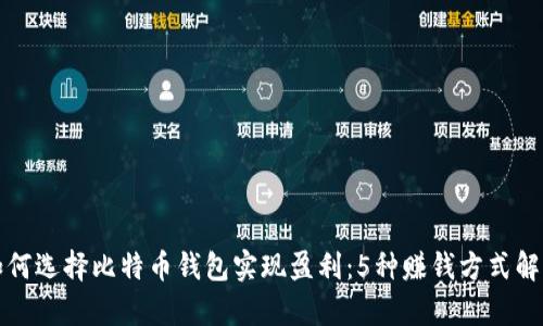 如何选择比特币钱包实现盈利：5种赚钱方式解析