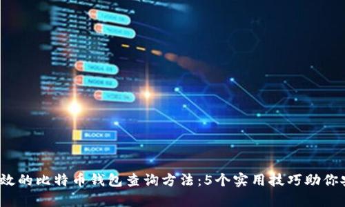 2023年最有效的比特币钱包查询方法：5个实用技巧助你安全管理资产